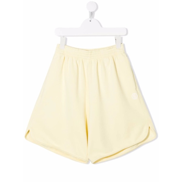 wide leg track shorts