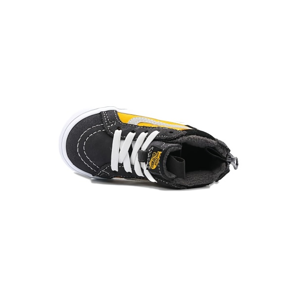 zip leather trainers