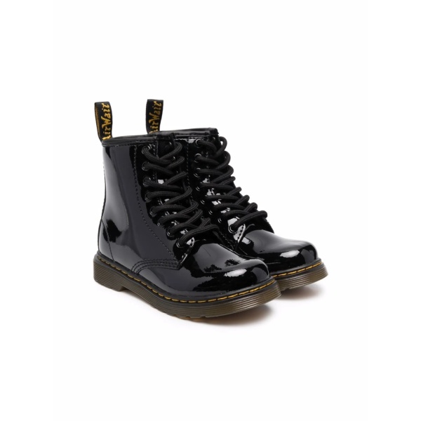 1460 patent leather ankle boots