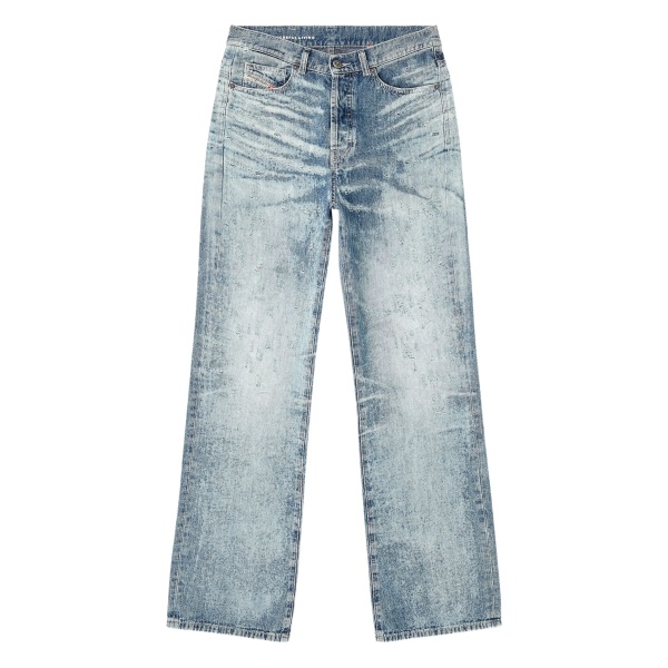1971 D-Sent acid-wash distressed jeans
