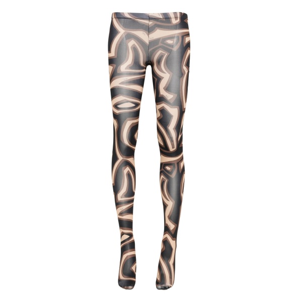 abstract-print tights