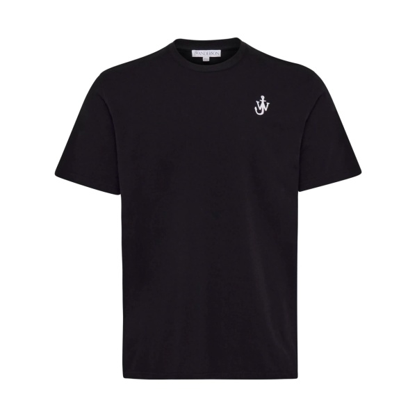 Anchor-embroidered T-shirt