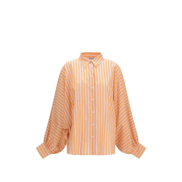 Antonia striped long-sleeved shirt