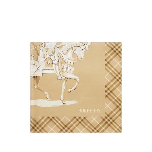 Archive Knight silk scarf