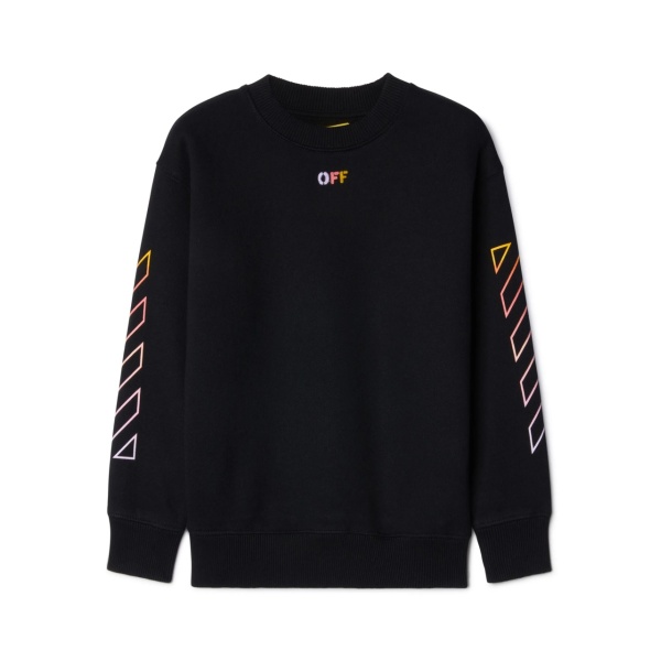 Arrow-print cotton sweatshirt