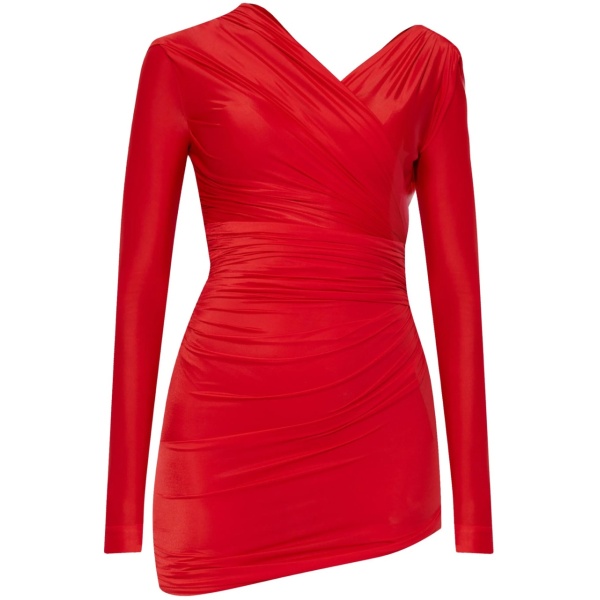 asymmetric mini dress