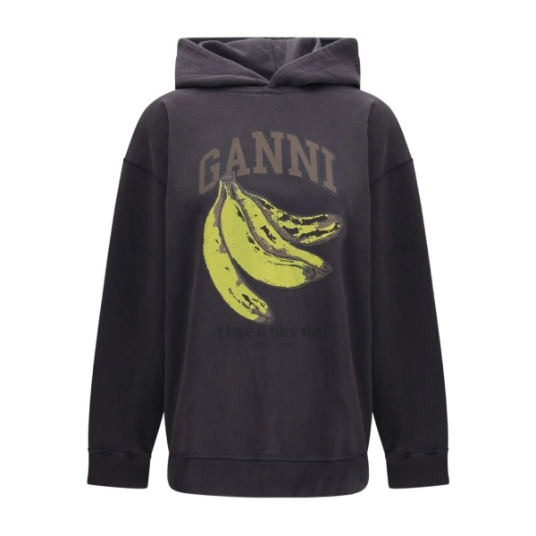 banana-print hoodie