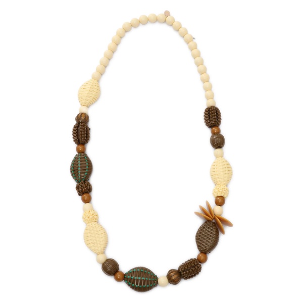 beaded-embellishment necklace