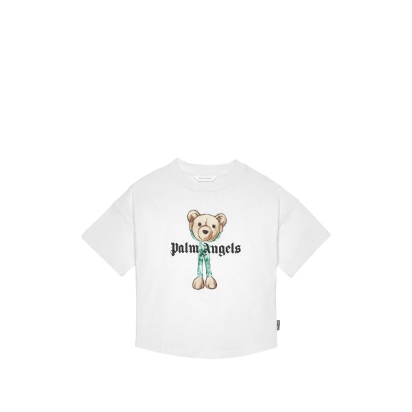 bear-graphic T-shirt