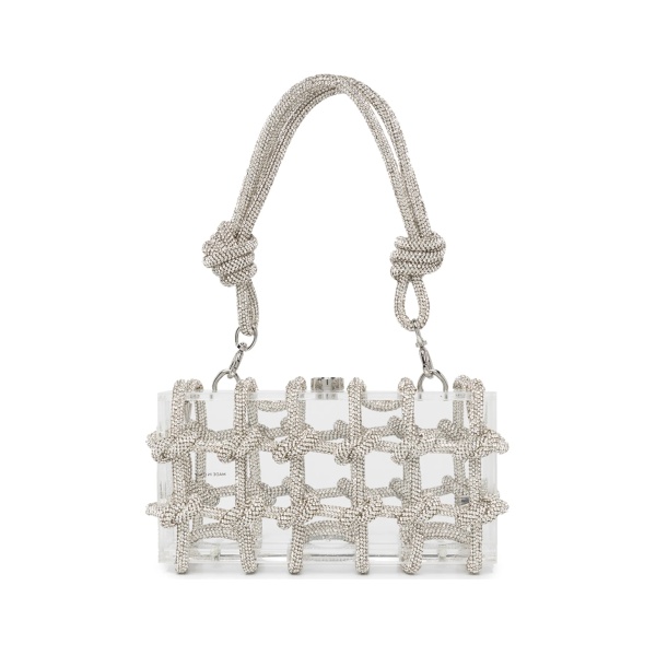 Bess crystal-embellished shoulder bag