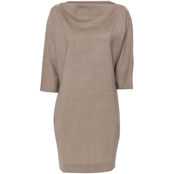 boat-neck dress