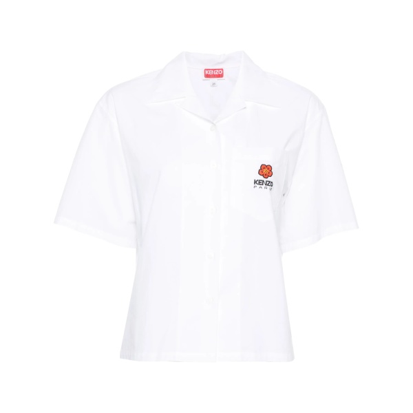 Boke Flower cropped shirt