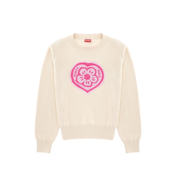 Boke Heart cable-knit sweater