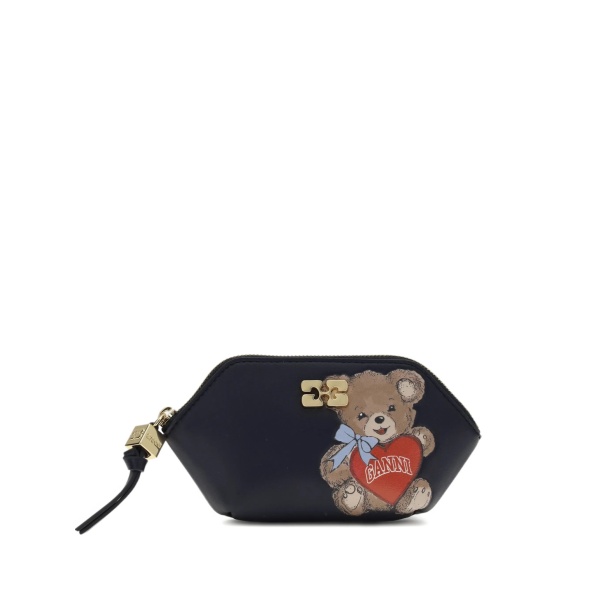 Bou bear-print coin purse