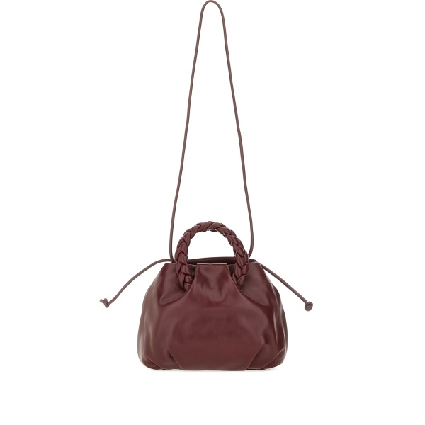 braided handle tote bag