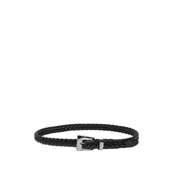 braided leather belt