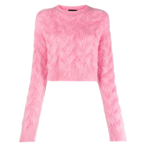 brushed mohair-blend jumper