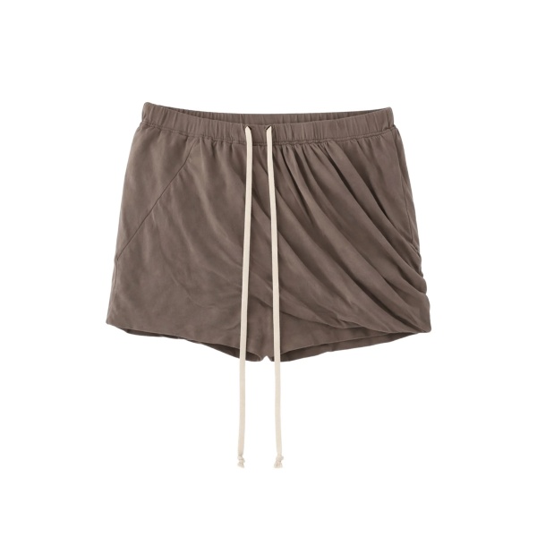 Buds draped-detail shorts