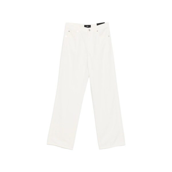 button-fastening jeans