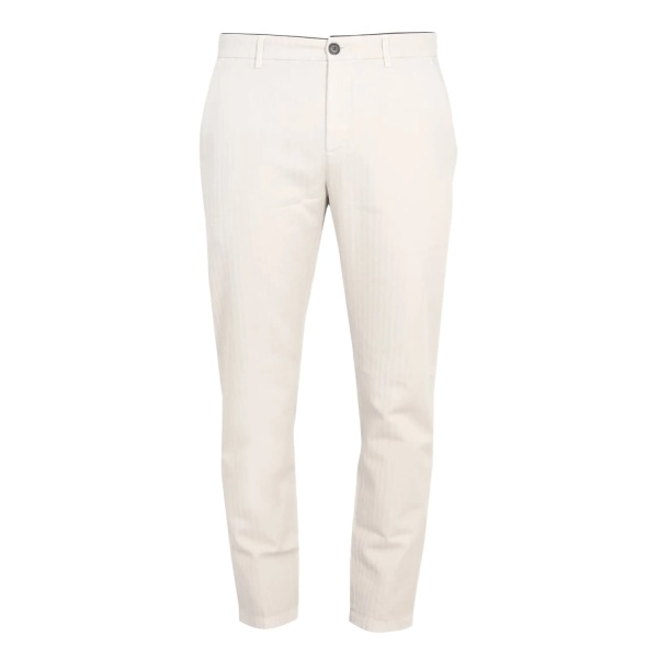 button-fastening trousers