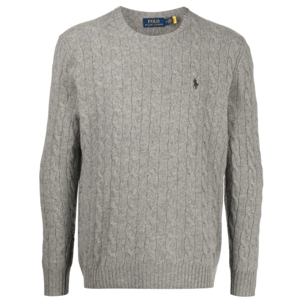 cable-knit jumper