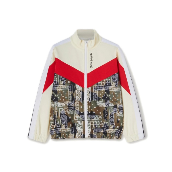 camouflage-print zip-up jacket