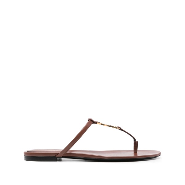 Cassandra leather flip flops