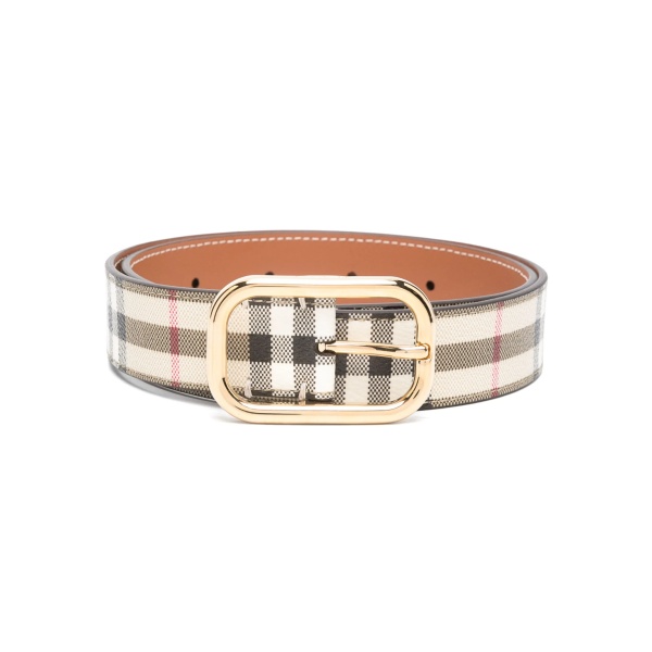 check leather belt