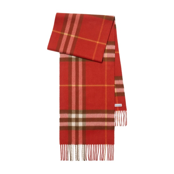 checked cashmere scarf