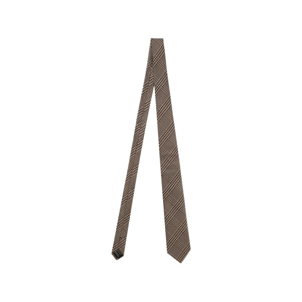 checked tie