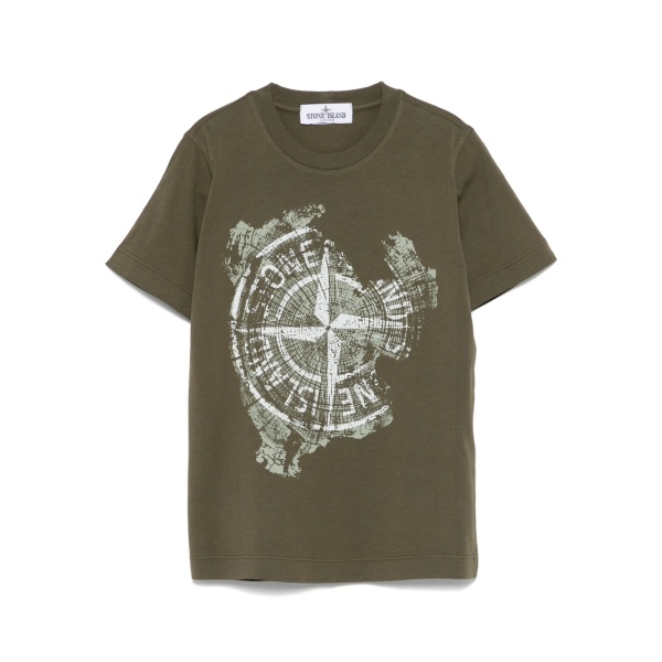 Compass-print T-shirt