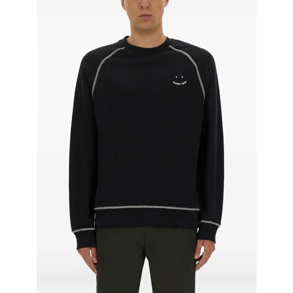 contrast-stitch sweatshirt