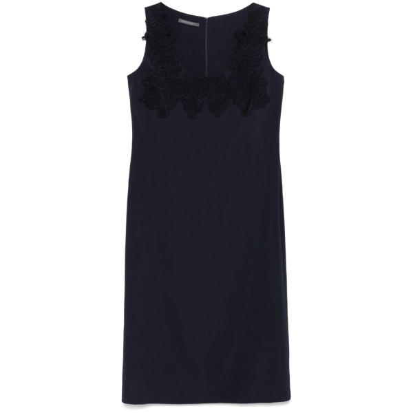 corded-lace midi dress