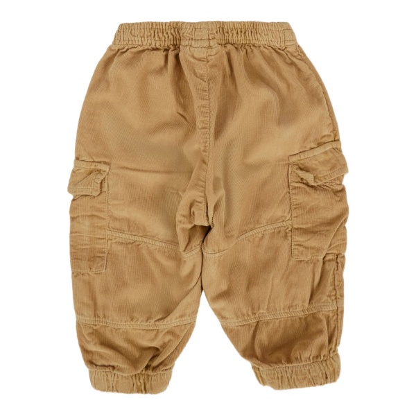 corduroy cargo-pocket trousers