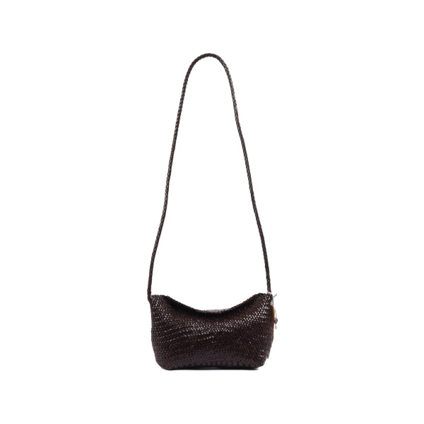 Corsina diagonal weave shoulder bag