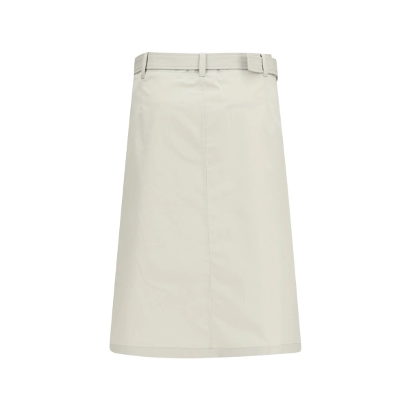 cotton A-line skirt