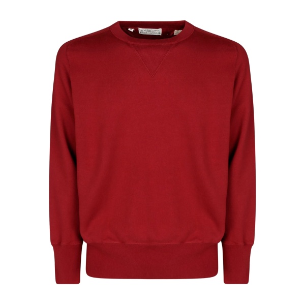 crew-neck cotton sweater
