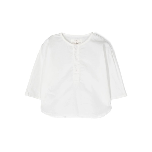 crop-sleeve shirt