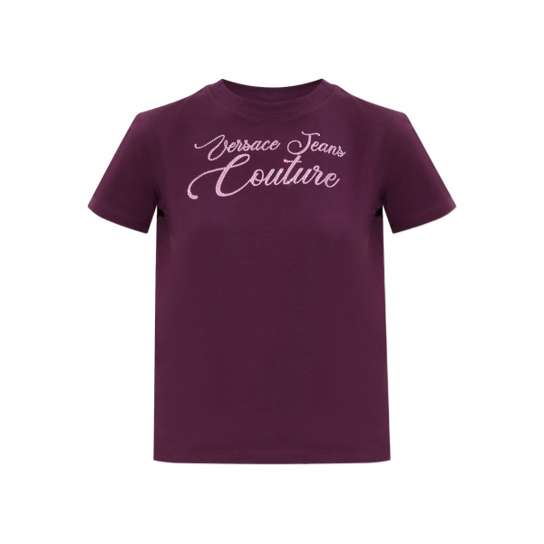 crystal-embellished T-shirt