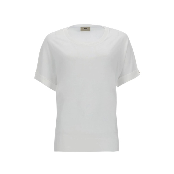 cuffed sleeve T-shirt