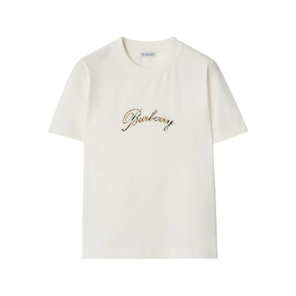 cursive-logo cotton T-shirt