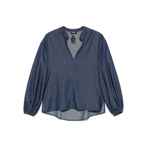 denim blouse