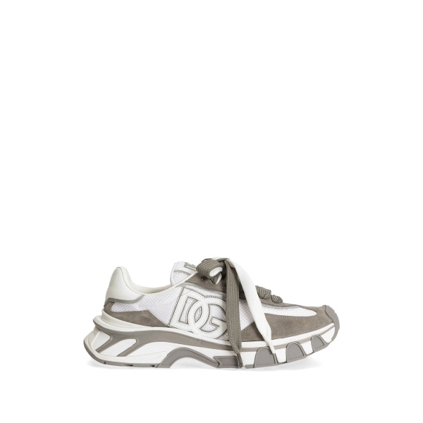 DG Country Road nylon and calfskin sneakers