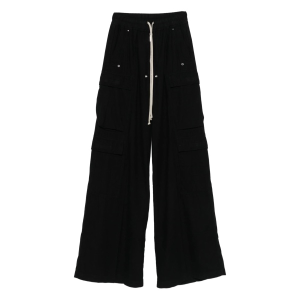 drawstring cargo trousers