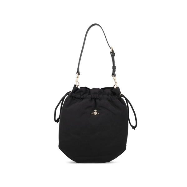 drawstring Orb-motif shoulder bag
