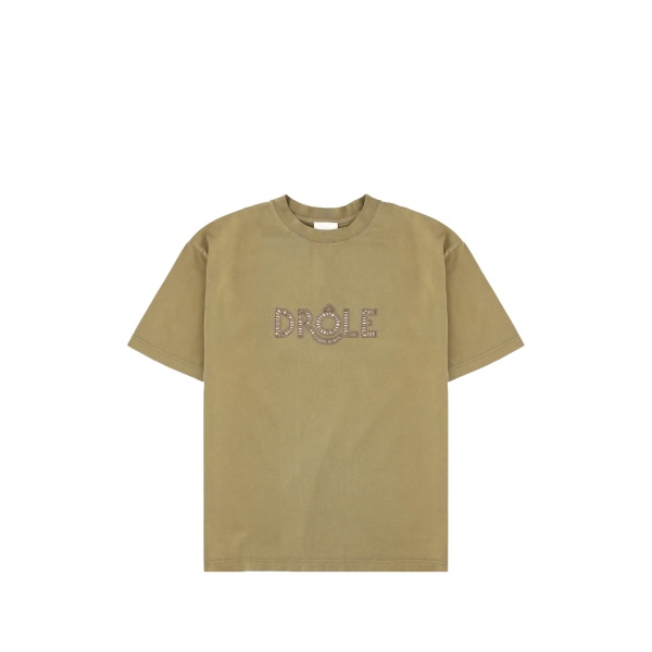 embroidered logo detail T-shirt