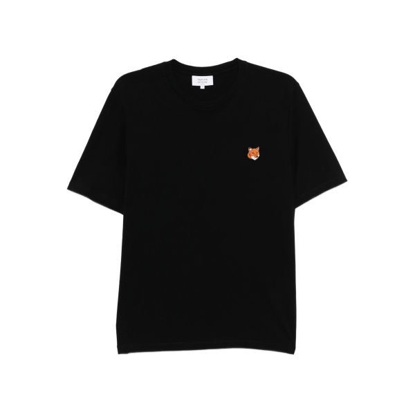 embroidered-logo patch T-shirt
