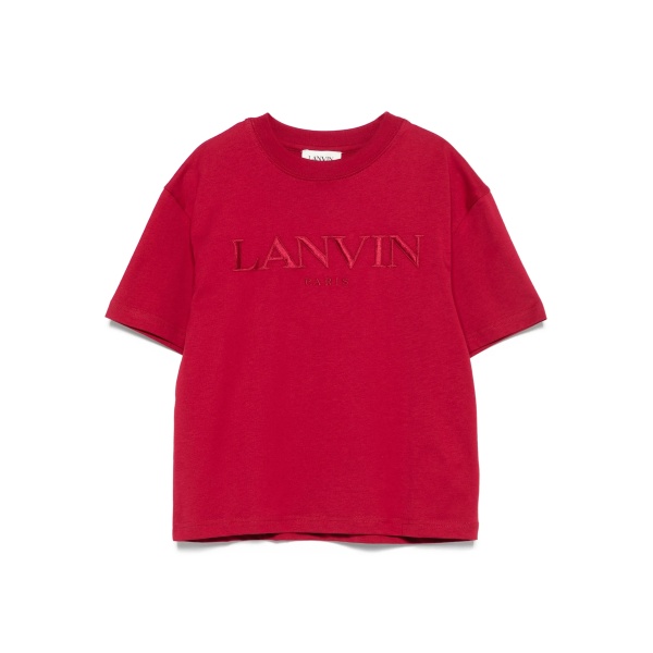 embroidered-logo T-shirt
