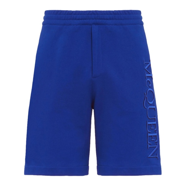 embroidered logo track shorts