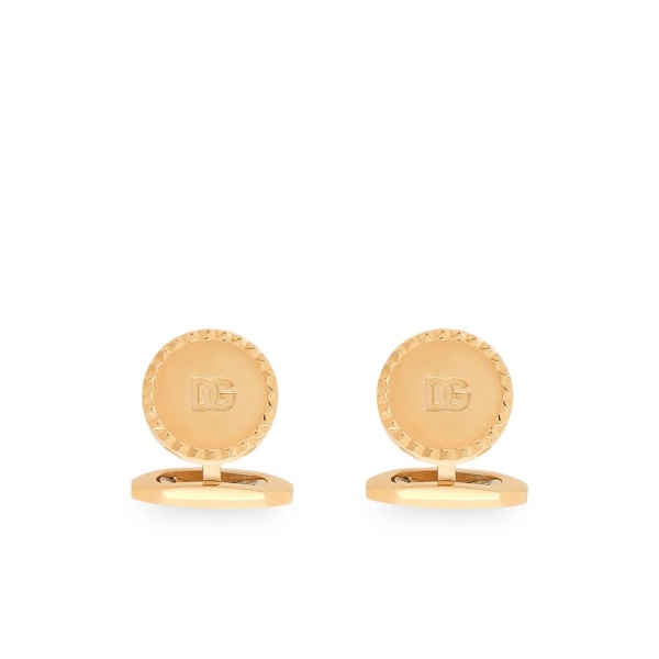 engraved-logo cufflink